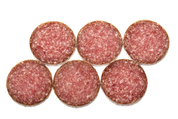 Gerahmter Druck : Gewürztes Wurststück Gerahmter Druck : Gewürztes Wurststück