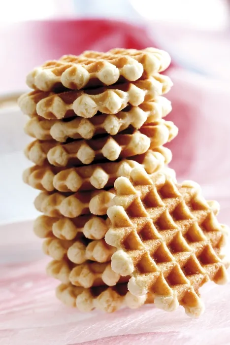 Gerahmter Druck : Kleine stapelbare Wafeln Gerahmter Druck : Kleine stapelbare Wafeln