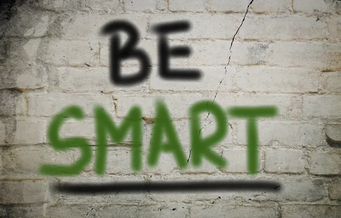 Gerahmter Druck : Be Smart Konzept