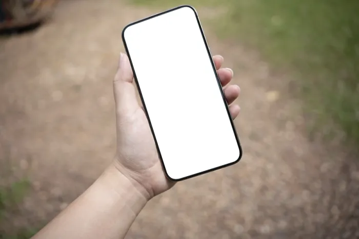Gerahmter Druck : Smartphone-Mockup Gerahmter Druck : Smartphone-Mockup
