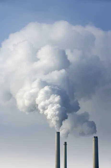Gerahmter Druck : Smokestacks Gerahmter Druck : Smokestacks