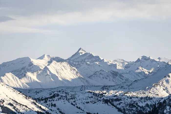 Gerahmter Druck : Schneebedeckte Berge, Großglockner. Gerahmter Druck : Schneebedeckte Berge, Großglockner.