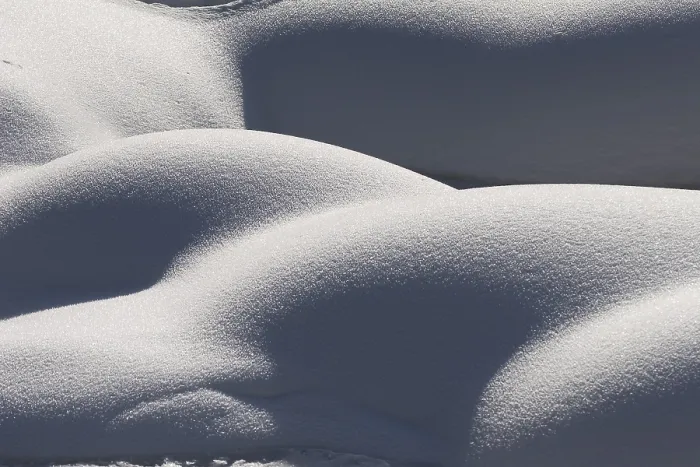 Gerahmter Druck : Schneehügelpatroen Gerahmter Druck : Schneehügelpatroen