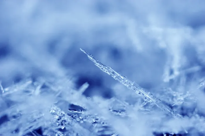 Gerahmter Druck : Schneekristalle Gerahmter Druck : Schneekristalle
