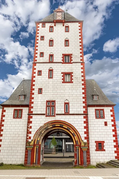 Gerahmter Druck : Der sogenannte Eiserne Turm in Mainz. Gerahmter Druck : Der sogenannte Eiserne Turm in Mainz.