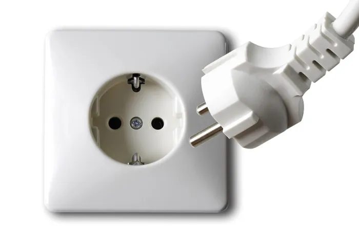 Gerahmter Druck : Steckdose und Stecker Gerahmter Druck : Steckdose und Stecker