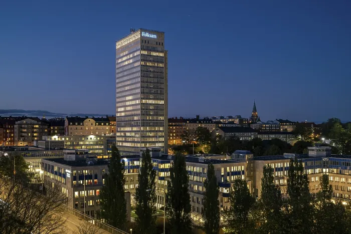 Gerahmter Druck : Södermalm bei blauer Stunde, Stockholm Gerahmter Druck : Södermalm bei blauer Stunde, Stockholm