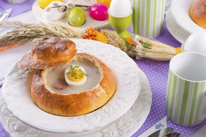 Gerahmter Druck : Sauer Rübensuppe Gerahmter Druck : Sauer Rübensuppe