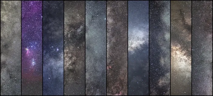Gerahmter Druck : Raumcollage. Astronomiecollage Gerahmter Druck : Raumcollage. Astronomiecollage
