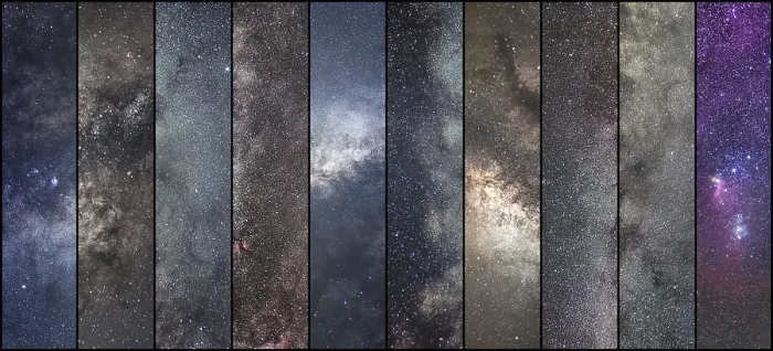 Gerahmter Druck : Raumcollage. Astronomiecollage Gerahmter Druck : Raumcollage. Astronomiecollage