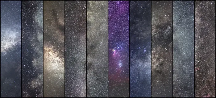 Gerahmter Druck : Raumcollage. Astronomiecollage Gerahmter Druck : Raumcollage. Astronomiecollage