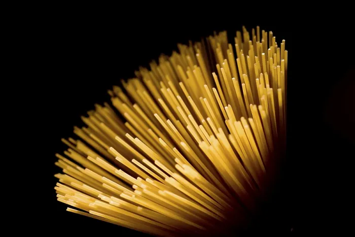 Gerahmter Druck : Spaghetti