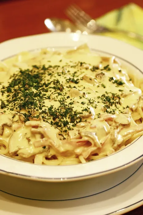 Gerahmter Druck : Spaghetti Carbonara