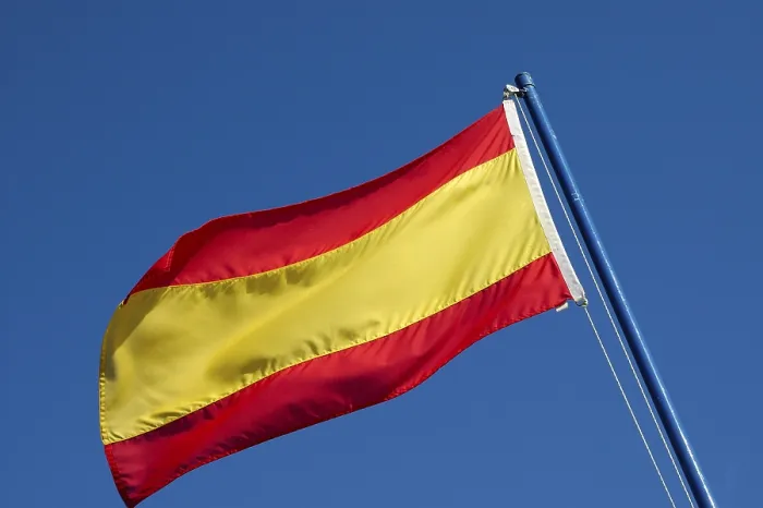 Gerahmter Druck : Spanische Flagge Gerahmter Druck : Spanische Flagge