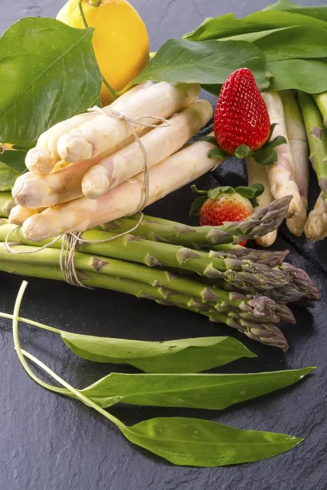 Gerahmter Druck : Spargel Gerahmter Druck : Spargel