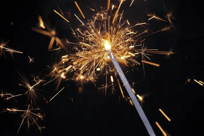 Gerahmter Druck : Sparkler Gerahmter Druck : Sparkler