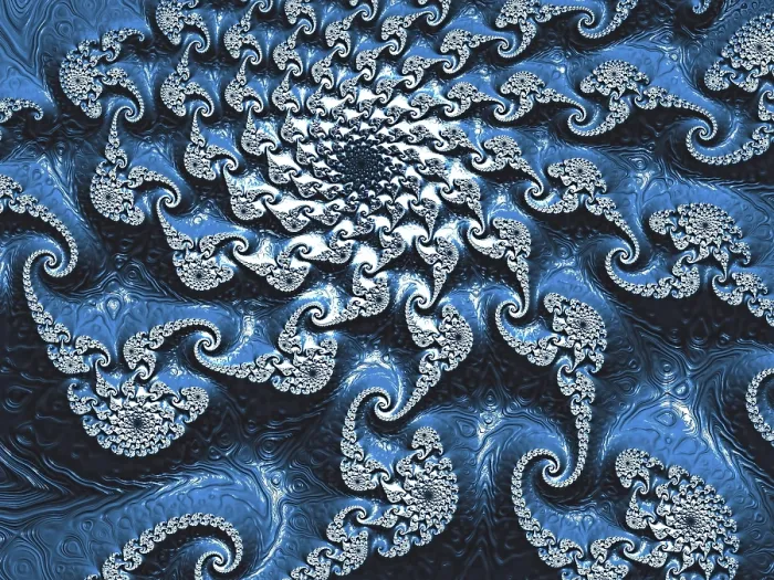 Gerahmter Druck : Spiral-fraktale Hintergrund - abstrakte computer-generierte Abbildung. Gerahmter Druck : Spiral-fraktale Hintergrund - abstrakte computer-generierte Abbildung.