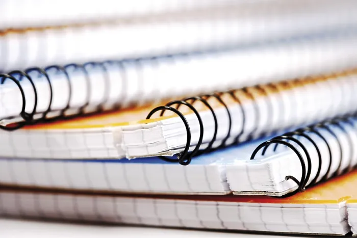 Gerahmter Druck : Notizbücher mit Spiralbindung Gerahmter Druck : Notizbücher mit Spiralbindung