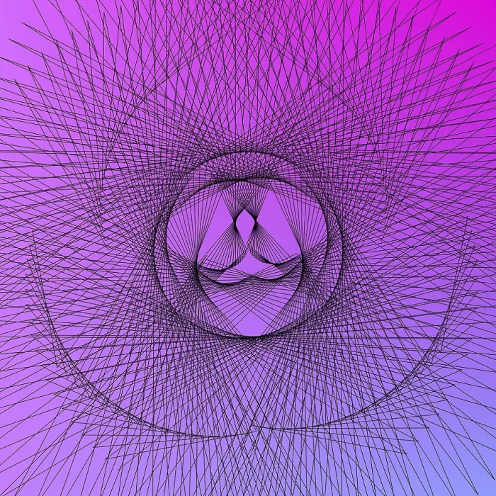 Gerahmter Druck : Spirography Gerahmter Druck : Spirography