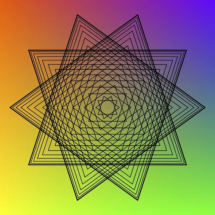 Gerahmter Druck : Spirography Gerahmter Druck : Spirography