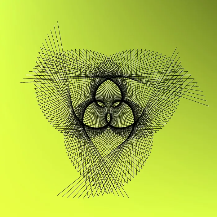 Gerahmter Druck : Spirography Gerahmter Druck : Spirography