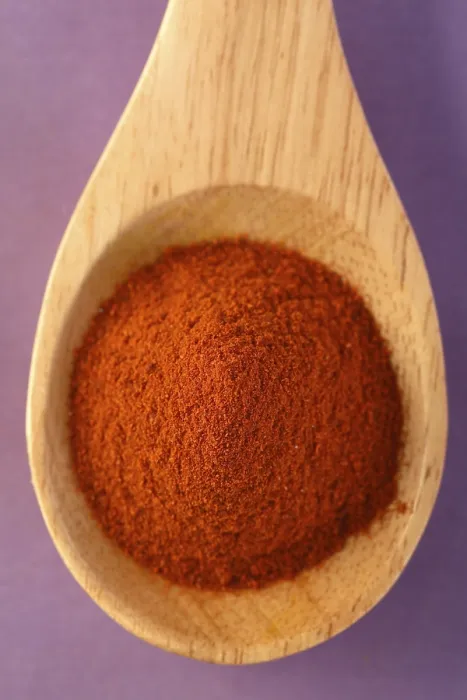 Gerahmter Druck : Löffel mit Paprika Gerahmter Druck : Löffel mit Paprika