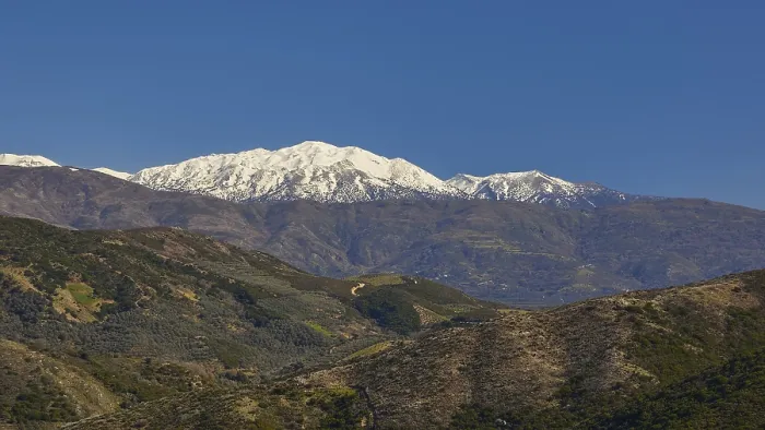 Gerahmter Druck : Frühling in Kreta, Askifou-Ebene Gerahmter Druck : Frühling in Kreta, Askifou-Ebene