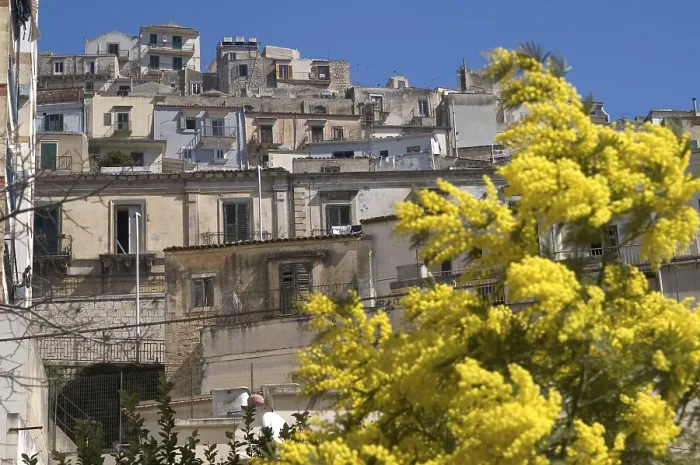 Gerahmter Druck : Frühling in Modica Italien. Gerahmter Druck : Frühling in Modica Italien.