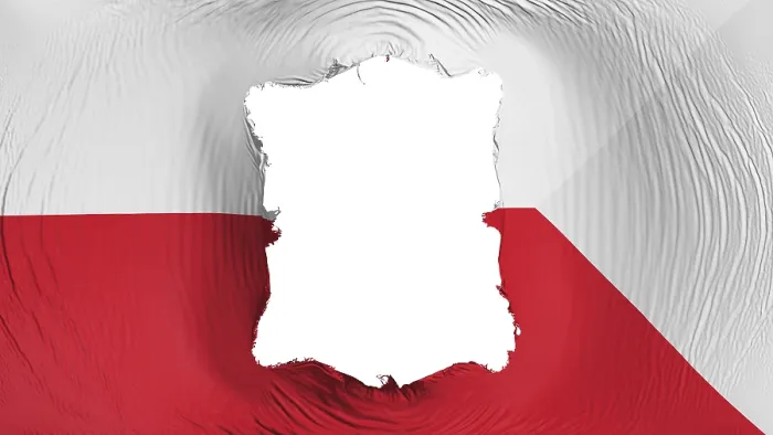 Gerahmter Druck : Quadratischer Loch in der Flagge von Bratislava. Gerahmter Druck : Quadratischer Loch in der Flagge von Bratislava.