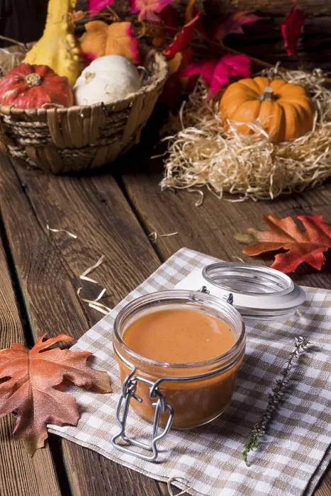 Gerahmter Druck : Kürbissuppe Gerahmter Druck : Kürbissuppe