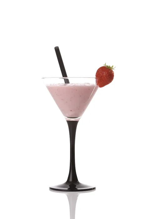 Gerahmter Druck : Strawberry-Shake Gerahmter Druck : Strawberry-Shake