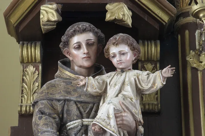 Gerahmter Druck : Sankt Antonius von Padua Gerahmter Druck : Sankt Antonius von Padua