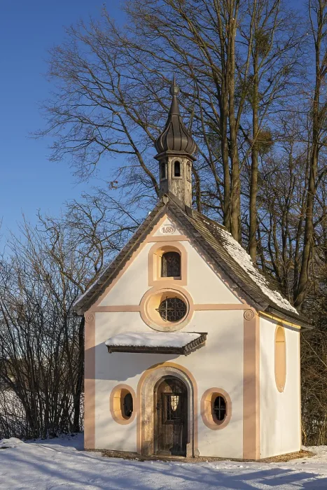Gerahmter Druck : St. Antonius-Kapelle im Winter Gerahmter Druck : St. Antonius-Kapelle im Winter