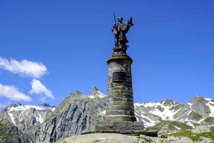 Gerahmter Druck : Bernhard von Clairvaux, Statue des St Gerahmter Druck : Bernhard von Clairvaux, Statue des St