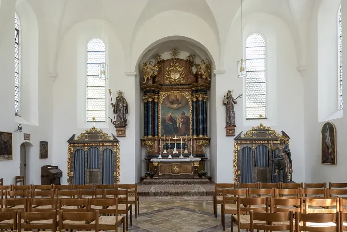 Gerahmter Druck : St.-Joseph-Kapelle, Innenraum, Loretto Gerahmter Druck : St.-Joseph-Kapelle, Innenraum, Loretto