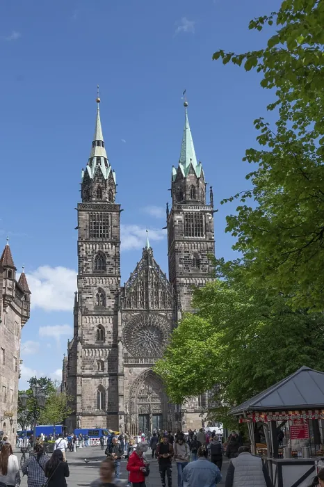 Gerahmter Druck : St Lorenzkirche, Karolinenstraße Gerahmter Druck : St Lorenzkirche, Karolinenstraße