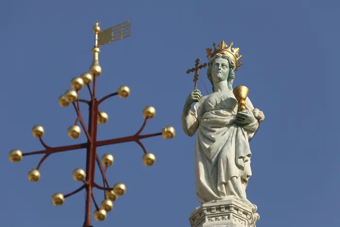 Gerahmter Druck : Einzelheiten von der Basilika St. Markus Gerahmter Druck : Einzelheiten von der Basilika St. Markus