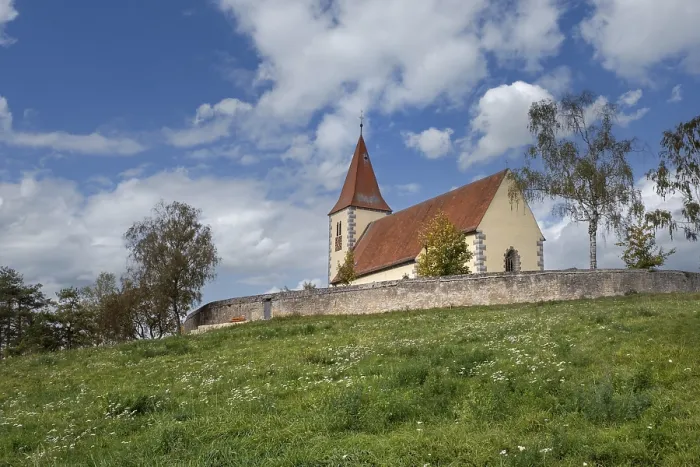 Gerahmter Druck : St. Stephanus und St. Ulrich, Ehingen am Ries Gerahmter Druck : St. Stephanus und St. Ulrich, Ehingen am Ries