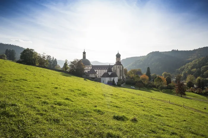 Gerahmter Druck : Stift St. Trudpert in Münstertal Gerahmter Druck : Stift St. Trudpert in Münstertal