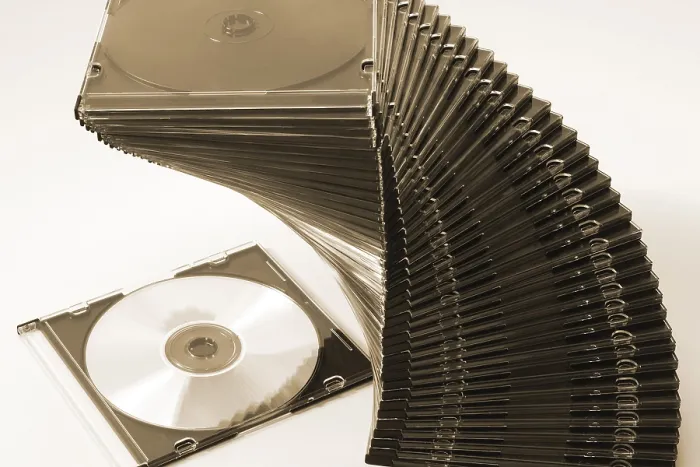 Gerahmter Druck : CD-Stack Gerahmter Druck : CD-Stack