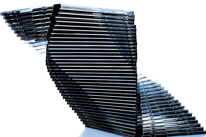Gerahmter Druck : CD-Stack Gerahmter Druck : CD-Stack