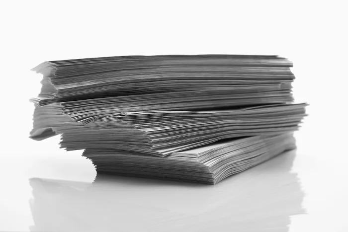 Gerahmter Druck : Briefumschlagstapel Gerahmter Druck : Briefumschlagstapel