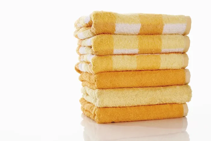 Gerahmter Druck : Handtuchstapel Gerahmter Druck : Handtuchstapel