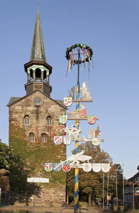 Gerahmter Druck : Stadtkirche Wunstorf Deutschland Gerahmter Druck : Stadtkirche Wunstorf Deutschland