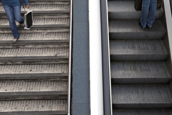 Gerahmter Druck : Stairs