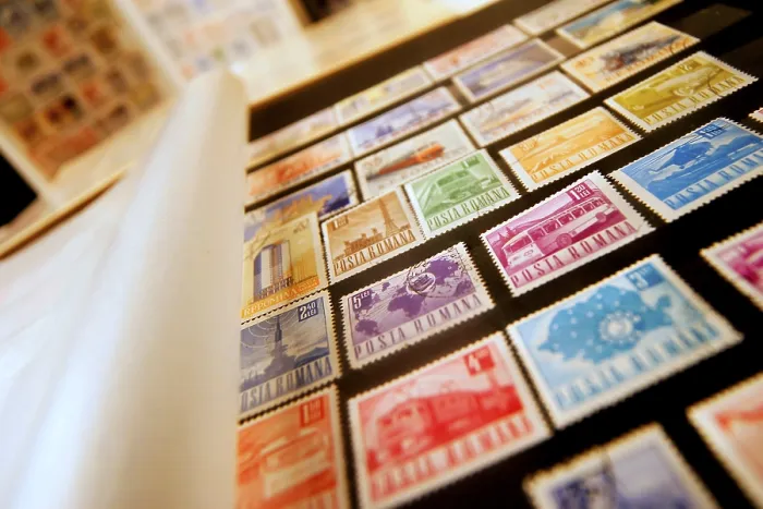 Gerahmter Druck : Briefmarkensammlung Gerahmter Druck : Briefmarkensammlung