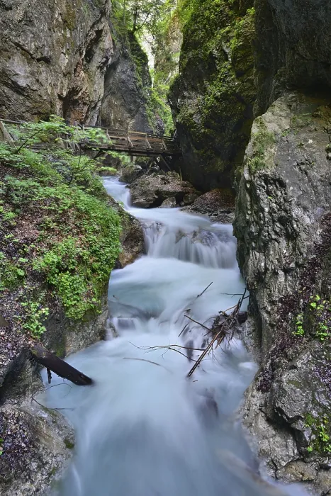 Gerahmter Druck : Stanser Bach im Wolfsklamm Gerahmter Druck : Stanser Bach im Wolfsklamm