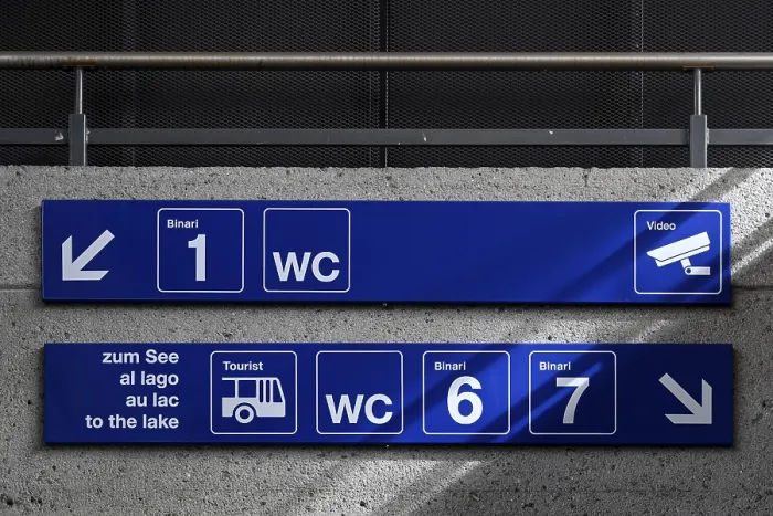 Gerahmter Druck : Bahnhofschilder und Informationen Gerahmter Druck : Bahnhofschilder und Informationen