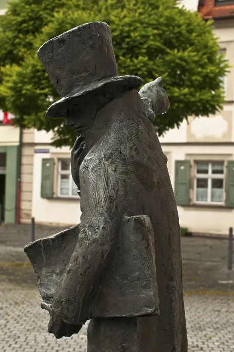 Gerahmter Druck : Denkmal von E.T.A. Hoffmann, Bamberg Gerahmter Druck : Denkmal von E.T.A. Hoffmann, Bamberg