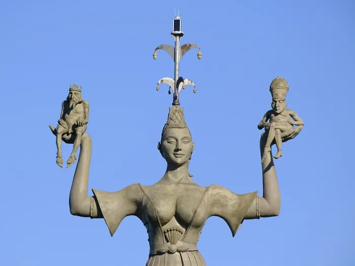 Gerahmter Druck : Statue Imperia am Hafen, Konstanz. Gerahmter Druck : Statue Imperia am Hafen, Konstanz.
